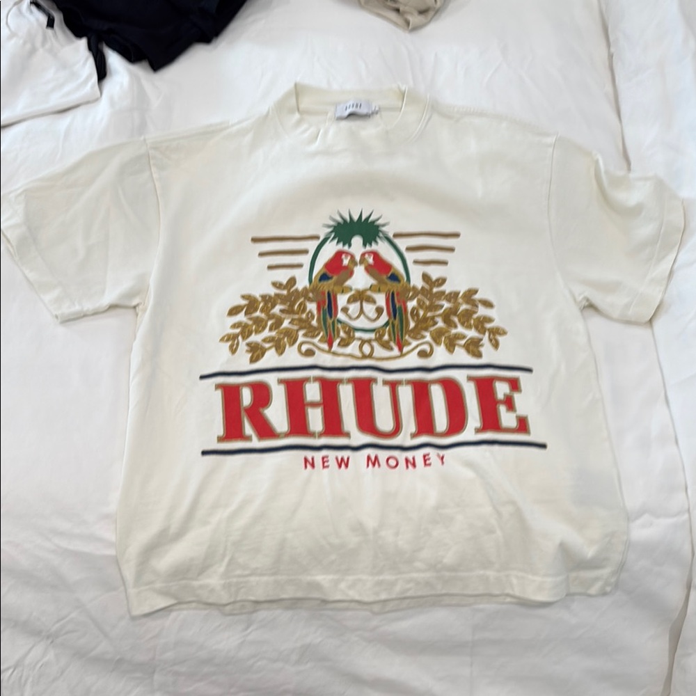 Men’s Rhude new money t shirt size small